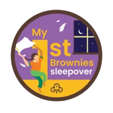 My 1st Brownies sleepover