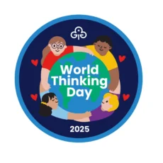 World Thinking Day 2025 woven badge